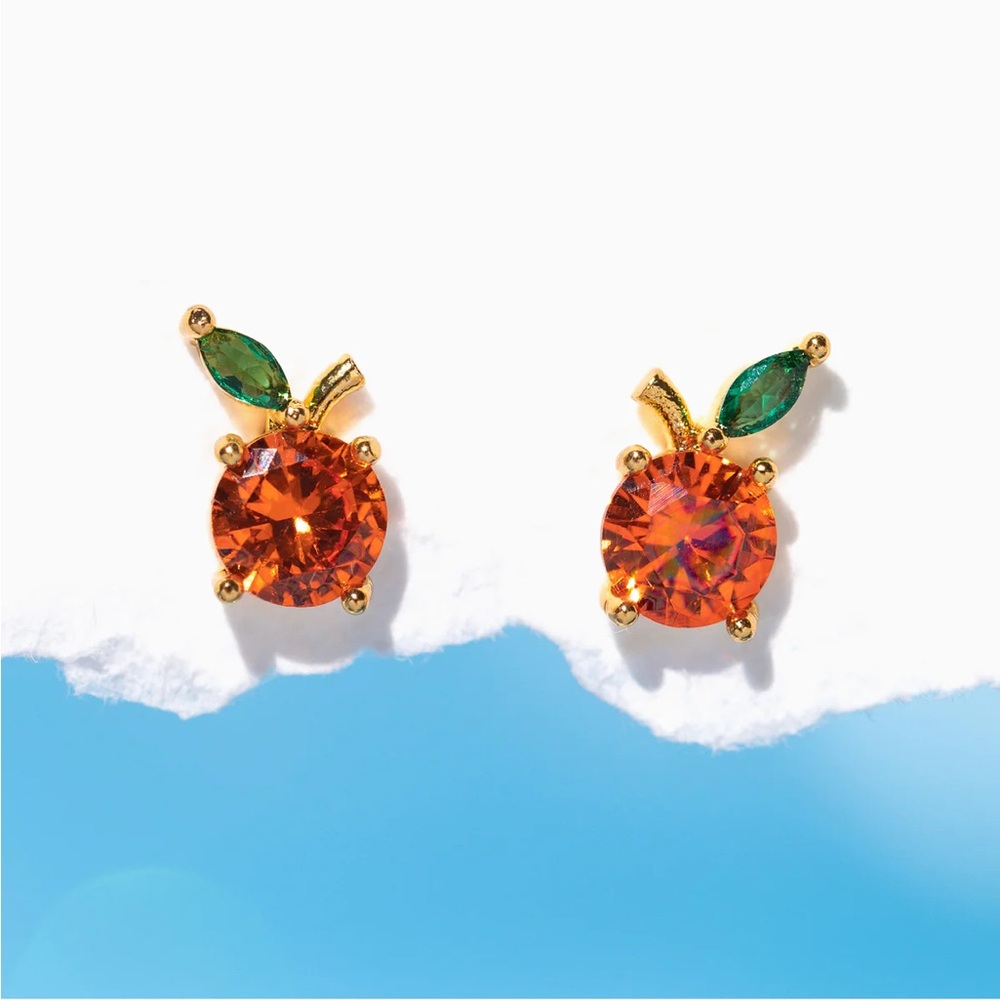 Girls Crew Orange Juice Earring Studs
